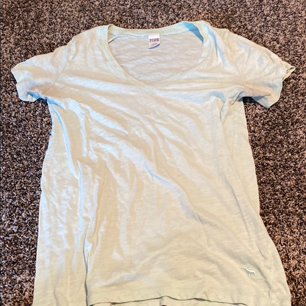 Basic PINK Light Blue T-Shirt